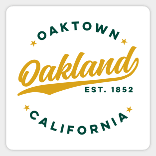 Vintage Oakland California Oaktown USA Love American City Sticker